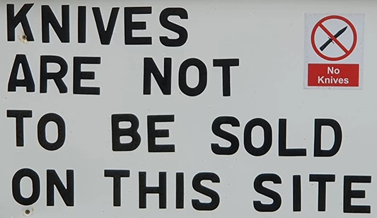 No knives